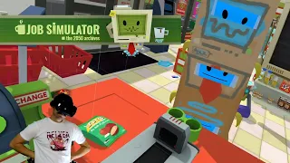 Job Simulator VR Let's Play - Store Clerk Shenanigans