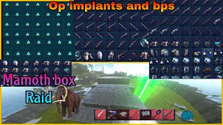 ( ARK MOBILE ) MAMOTH RAID 🔥 OP BPS 🤯 BIG PROFIT 🥵 BEST DINOS 🔥