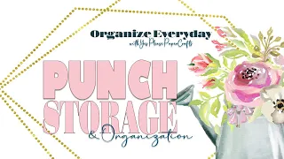 Organize Everyday | Punch Storage & Organization | Shelves, Drawers, Bins & More!!!