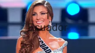 Miss Universe 2013 top 16 most beautiful faces