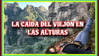 IMPRESIONANTE CAIDA DEL VIEJON EN LAS MONTAÑAS ALTAS