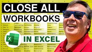 Excel - Switch Window or Close All to The QAT: Episode 1648