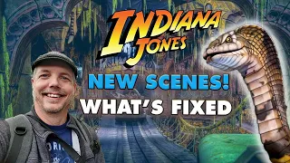 New Scenes and Fixed scenes at Indiana Jones Adventure reopening
