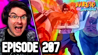 KILLER BEE VS KISAME! | Naruto Shippuden Episode 207 REACTION | Anime Reaction