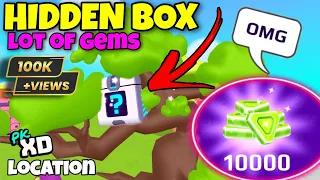 Location Of New Hidden Secret Box Full Of Gems 😱 | My Dream' #pkxd