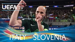 Futsal EURO highlights: Italy v Slovenia