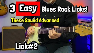 3 EASY ROCK LICKS THAT SOUND ADVANCED