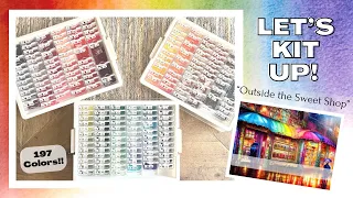 EPIC Kitting Up: 197 Colors! "Outside the Sweet Shop" from Diamond Art Studio UK & Helkoryo