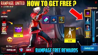 Rampage Free Rewards Event | Free Emote And Bundle