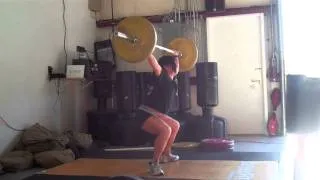 Felise - AMRAP in 20 min of 3 Snatch, 3 Box Jump, and 400 meter Run