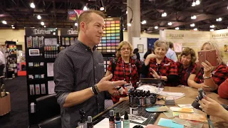 Distress Oxide Sprays An Hour With Tim Holtz - His New Ranger Releases From Creativation 2019