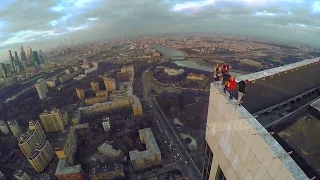 #СноваСверху Аэросъемка.  RoofTop.Прогулки по крышам.  Эмоции