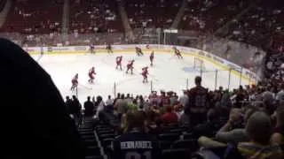 Pre game warm up Coyotes vs Capitals