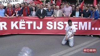 Протест на Албанци 22 04 2016 ...