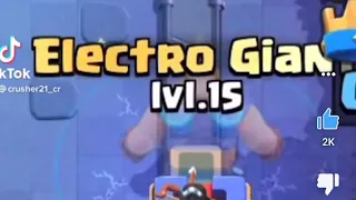 Level 15 electro giant 💀 clash royale