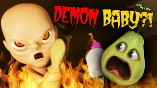 Pear Forced to babysit DEMON BABY!!! (Baby in Yellow)