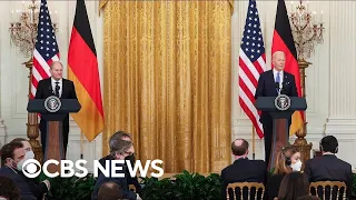 Biden meets German chancellor amid Ukraine-Russia tensions