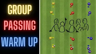 Group Passing Warm Up | Large Group Passing | Football/Soccer
