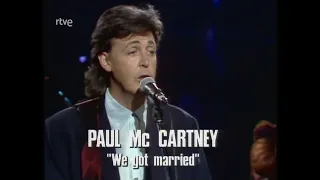 Paul McCartney - We Got Married ("La Luna" 1989, HD)