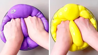 Oddly Satisfying Slime ASMR No Music Videos - Relaxing Slime 2023 #25