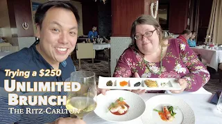 Is it worth it?  $250 Unlimited Caviar Lobster Seafood Brunch in California, Bay Area - Ritz-Carlton