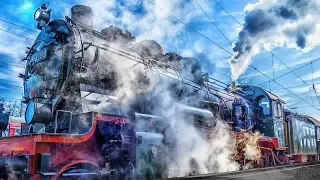 🚂 Steam Train Compilation 2018 HD Vol.1 - UK - Scotland - England - Europe