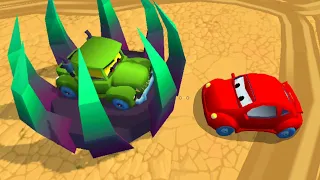 Car Eats Car 3D. Освобождение Гатора и битва с первым Боссом. Уровни А2-А5 и В1