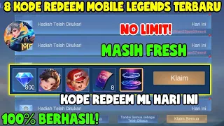 NO LIMIT! 8 KODE REDEEM ML TERBARU KODE REDEEM MOBILE LEGENDS KODE REDEEM ML HARI INI MEI 2024