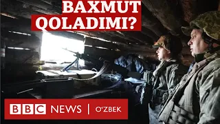 Украина Бахмутдаги охирги кўчаларни қандай ушлаб турибди? Шаҳар таслим бўладими? BBC News O'zbek