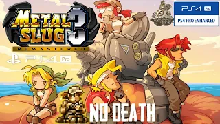 Metal Slug 3 Remastered (PS4 Pro) - One Life Full Game (No Death, Fio) [60FPS]