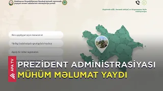 Qarabağın erməni sakinləri üçün portal yaradılıb - APA TV