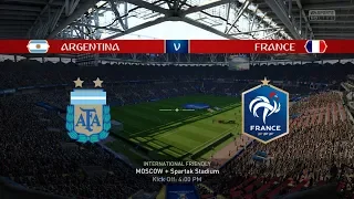 Fifa 18- Russia World Cup 2018 Mode (Argentina VS France) HD