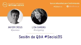 OuiShare Rethink & Remix - Javi Creus con Lisa Gansky