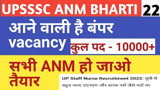 up anm new vacancy notification / up anm new vacancy latest news /up anm latest news today