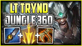 360CS Trydamere Jungle | Best Build & Runes - How to Play Tryndamere League of Legends