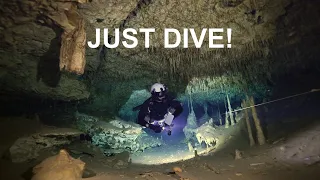 EXTREME DIVING: cave diving with an open dive plan!