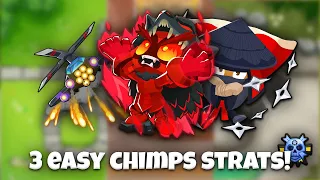 BEAT CHIMPS EASY with THREE Basic Strats! | BTD6 Patch 36.1