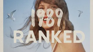 1989 (Taylor's Version) RANKED | Least Favorite ➜ Favorite