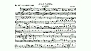 King Cotton March by John Philip Sousa - 1st Alto Saxophone