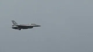 F-16 Low and high speed pass