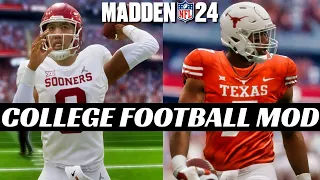 The Madden 24 College Football Mod absolutely blew me away...