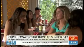 Chris Hemsworth returns to Home and Away