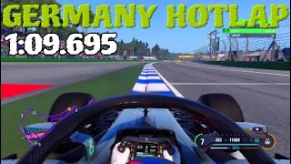 F1 2018 GERMANY HOTLAP + SETUP - 1:09.695 [NO ASSISTS]