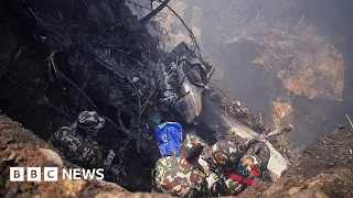 Nepal plane crash near Pokhara airport sees dozens killed - BBC News