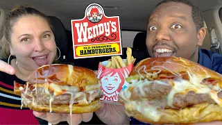 Wendy's NEW Pretzel Bacon Pub Cheeseburger! [Is It Worth It?!]