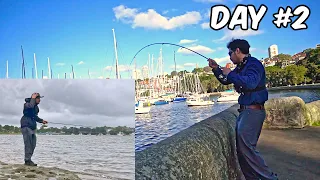 Fishing two days in the harbour and river!