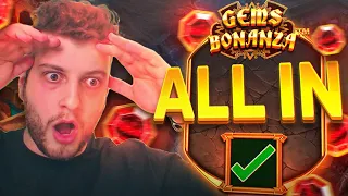 MY BEST EVER ALL IN CHALLENGE ON GEMS BONANZA