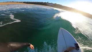 2 Beautiful Glassy Mornings of Surf At My Local Beach Break! POV and Beach Camera Angles