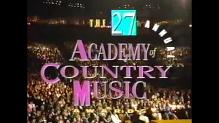 The 27th Annual Academy of Country Music Awards | 1992 | Broadcast TV Edit | VHS Format