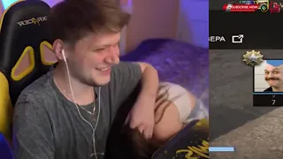 s1mple plays on his girlfriends account vs faceit lvl 1 CSGO faceit !!!